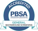 PBSA Accredited - General Background Screening